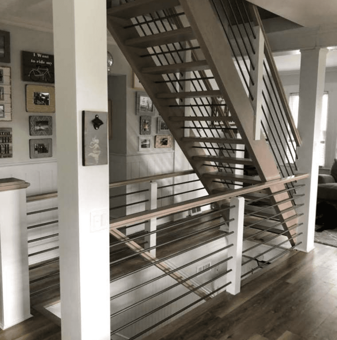 Contemporary home interior staircase design
